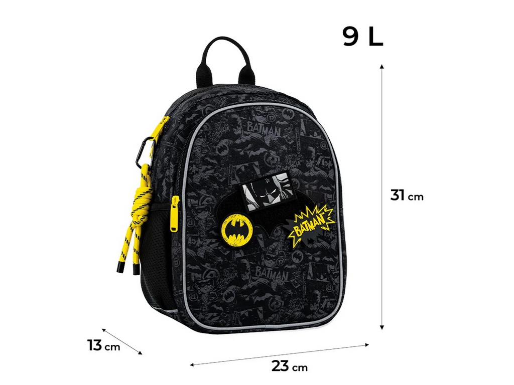 Детский рюкзак с бейджами Kite Kids DC Comics DC26-2735XS