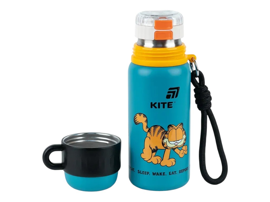 Термос з трубочкою Kite Garfield 500 мл