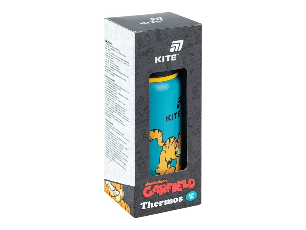 Термос з трубочкою Kite Garfield 500 мл