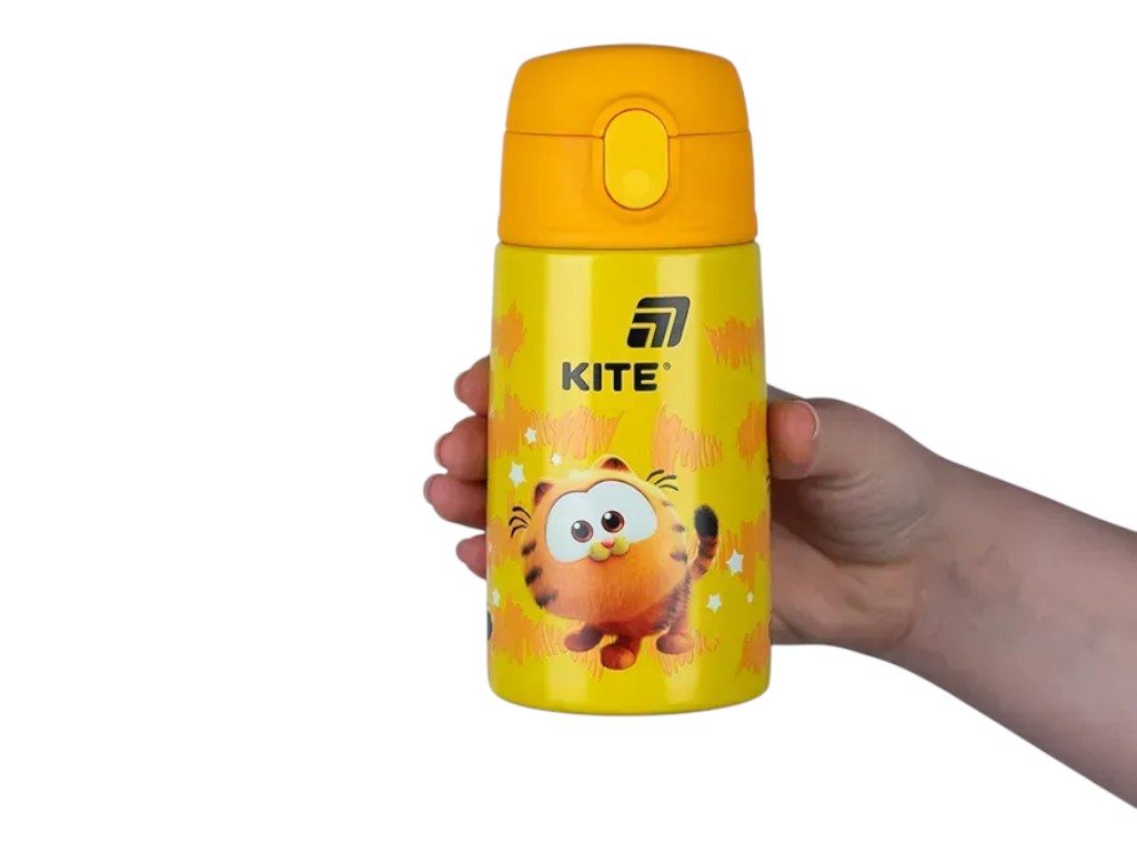 Термос з трубочкою Kite Garfield 400 мл