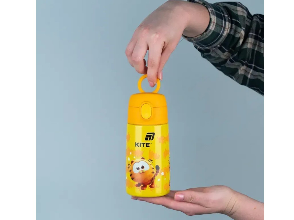 Термос з трубочкою Kite Garfield 400 мл
