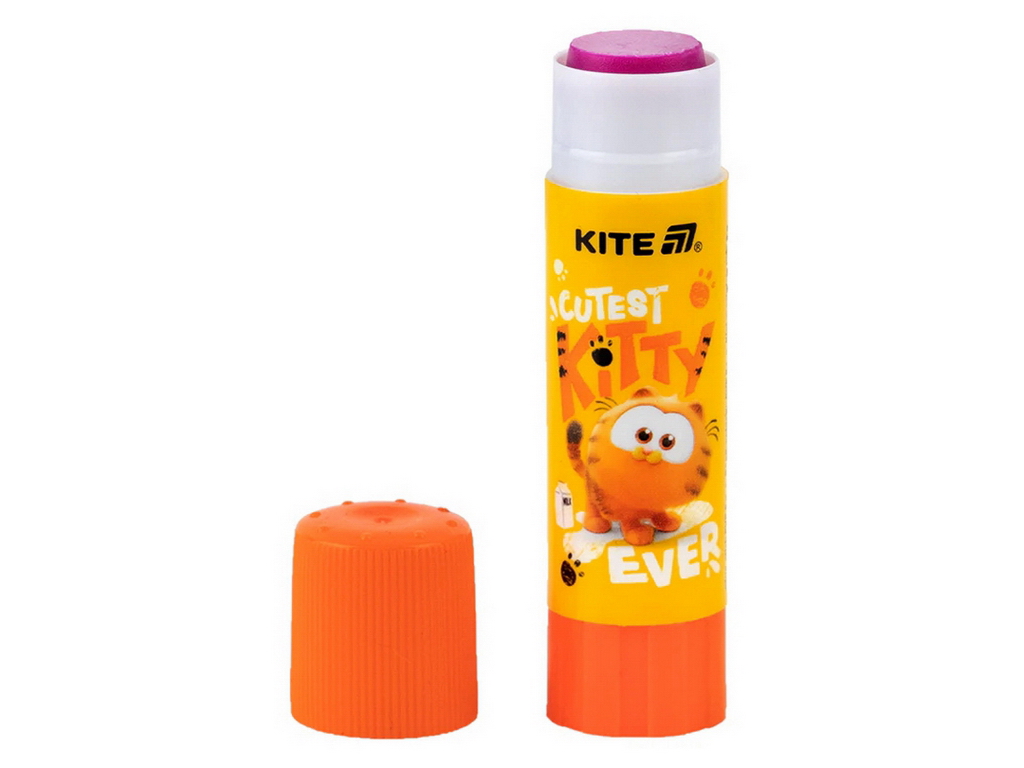 Клей-олівець PVP, 8 грам з індикатором Garfield THEATRICAL, Kite