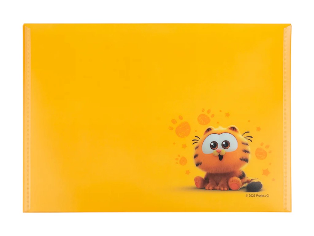 Папка на кнопці Kite Garfield GF25-244-1, формат A4, поліпропілен, Kite