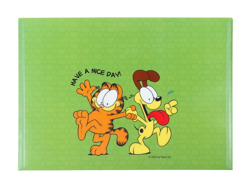 Папка на кнопці Kite Garfield GF25-244-2, формат A4, поліпропілен, Kite