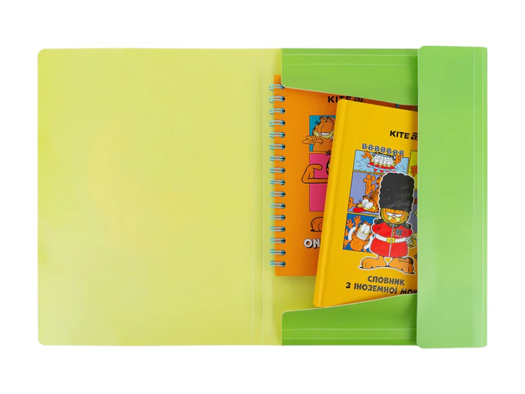 Папка на гумці Kite Garfield GF25-247, формат A4, поліпропілен, Kite