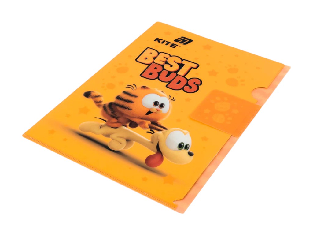Папка-куточок з клапаном Garfield GF25-248-2, формат A4, поліпропілен, Kite