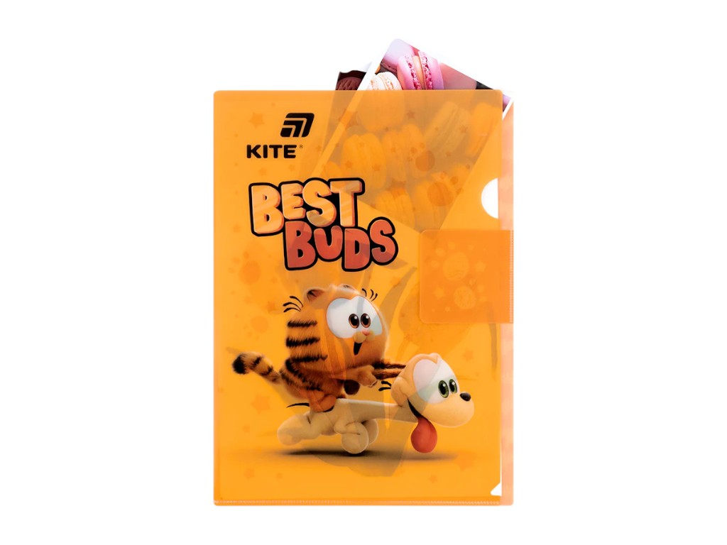 Папка-куточок з клапаном Garfield GF25-248-2, формат A4, поліпропілен, Kite