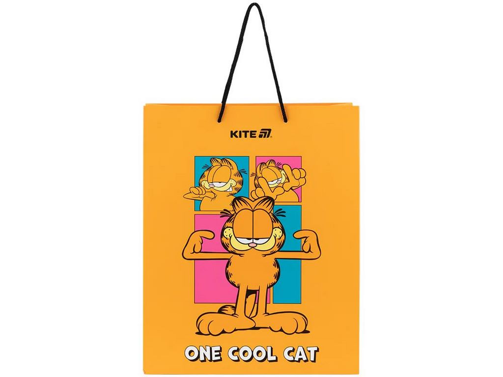 Пакет паперовий подарунковий, 26х32см, Garfield Retro Classic, Kite