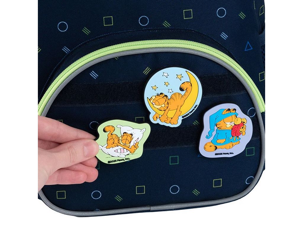 Набір бейджів на липучці, 3 штуки, Garfield Retro Classic, Kite