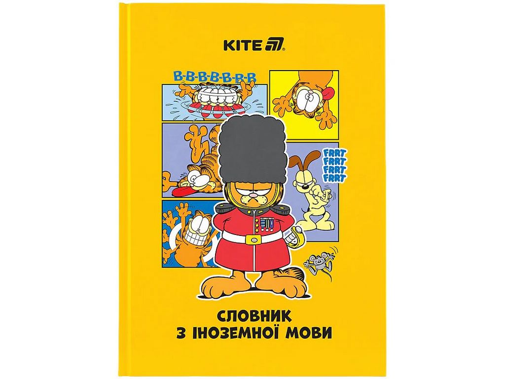 Словник з іноземної мови 60 аркушів, Garfield Retro Classic, Kite