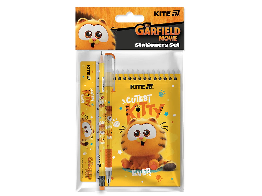 Набір канцтоварів Garfield, 4 предмети
