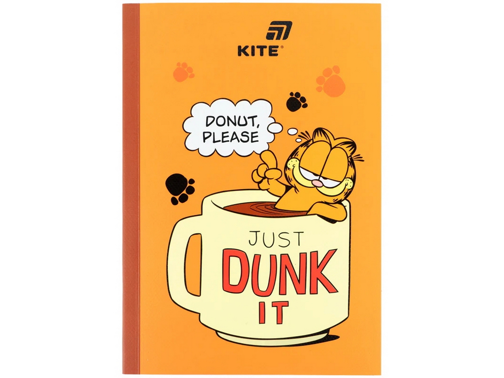 Блокнот А5 в клетку Garfield Retro Kite GF26-091, 40 листов