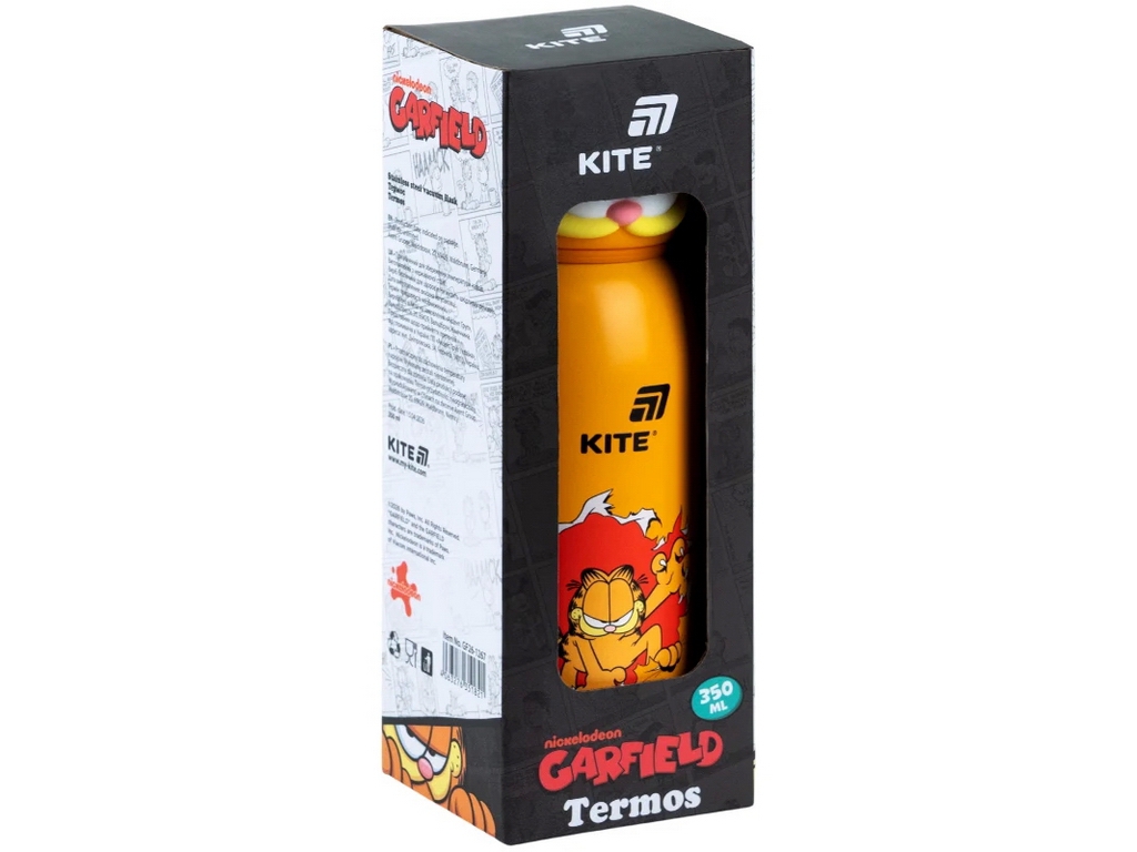 Термос з фігурною кришкою 350 мл, Garfield Retro/Classic, Kite GF26-1267