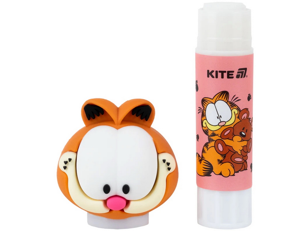 Клей-карандаш PVP Kite Garfield GF26-131 с фигурным колпачком