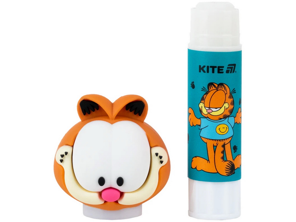 Клей-карандаш PVP Kite Garfield GF26-131 с фигурным колпачком