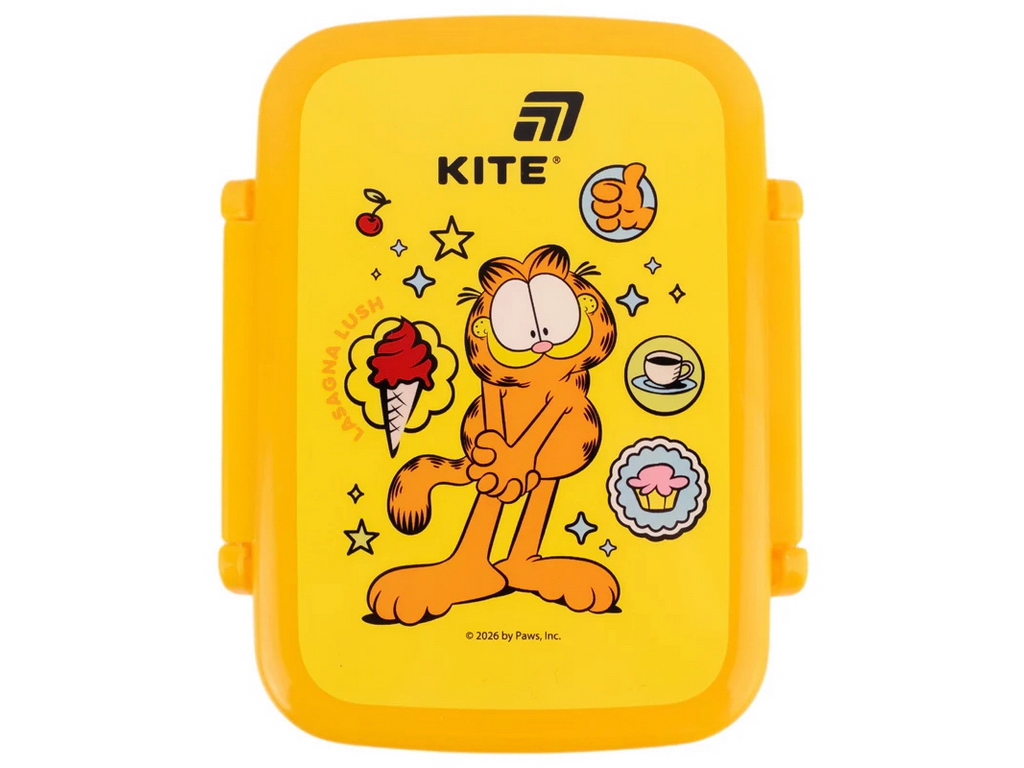 Ланчбокс з перегородкою Kite Garfield GF26-160, 420 мл