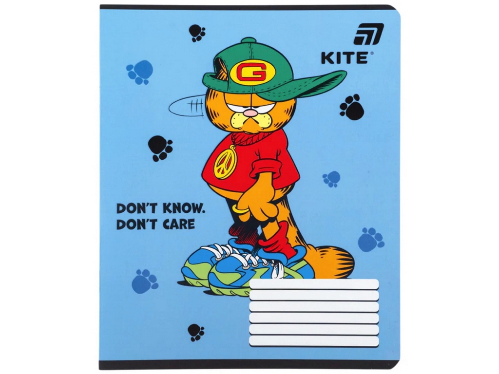 Зошит у кілітинку Garfield Retro Kite GF26-232, 12 аркушів, мікс видів, ціна за 1шт