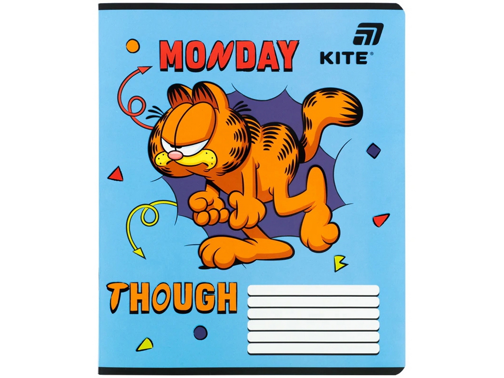 Зошит у лінію Garfield Kite GF26-234, 12 аркушів, мікс видів, ціна за 1шт