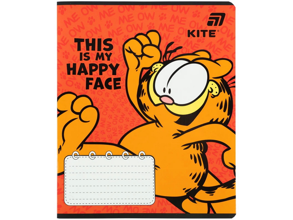 Зошит у лінію Garfield Kite GF26-237, 18 аркушів, мікс видів, ціна за 1 шт