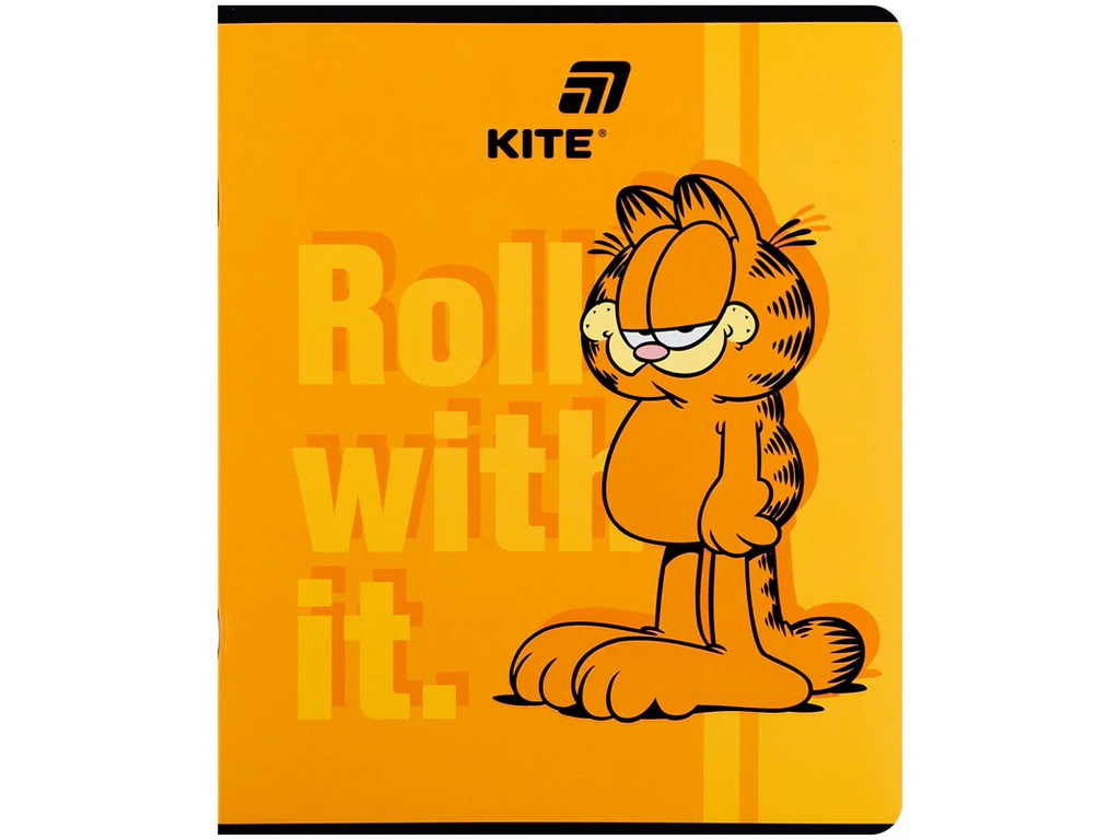 Зошит у клітинку Garfield Kite GF26-238, 24 аркуша, мікс видів, ціна за 1 шт