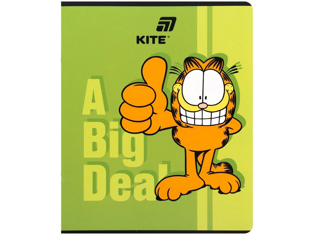 Зошит у клітинку Garfield Kite GF26-238, 24 аркуша, мікс видів, ціна за 1 шт