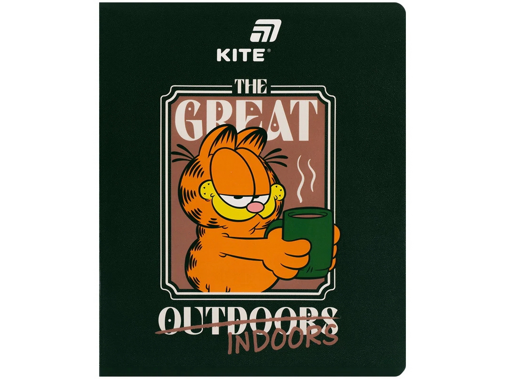 Зошит у клітинку 48 аркушів Garfield Kite GF26-259, мікс видів, ціна за 1 шт