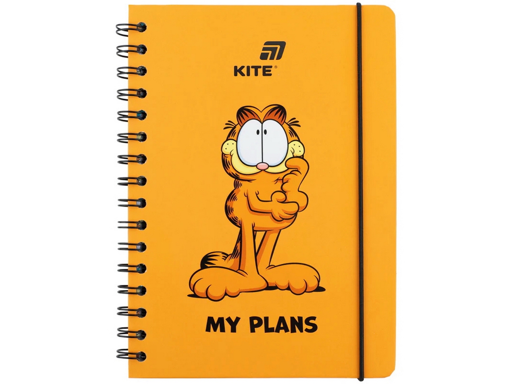 Щоденник-планер на спіралі Kite Garfield GF26-438