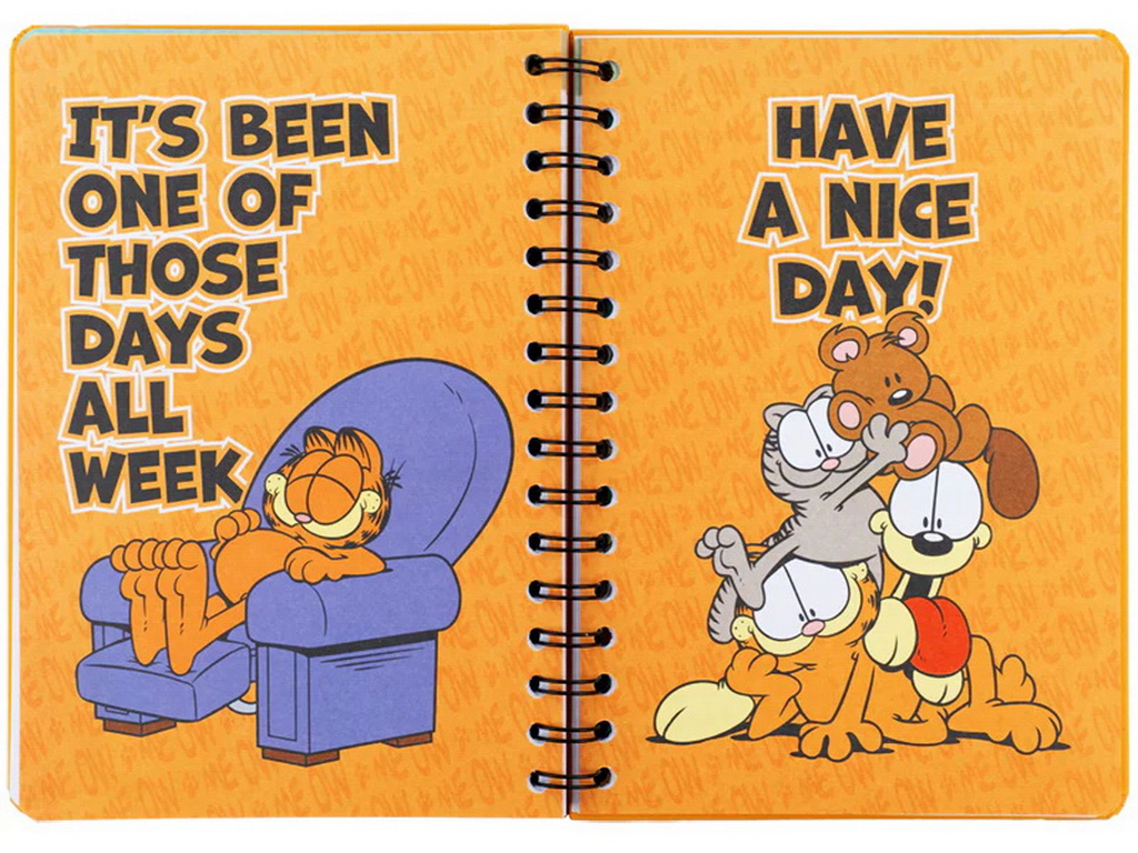 Щоденник-планер на спіралі Kite Garfield GF26-438