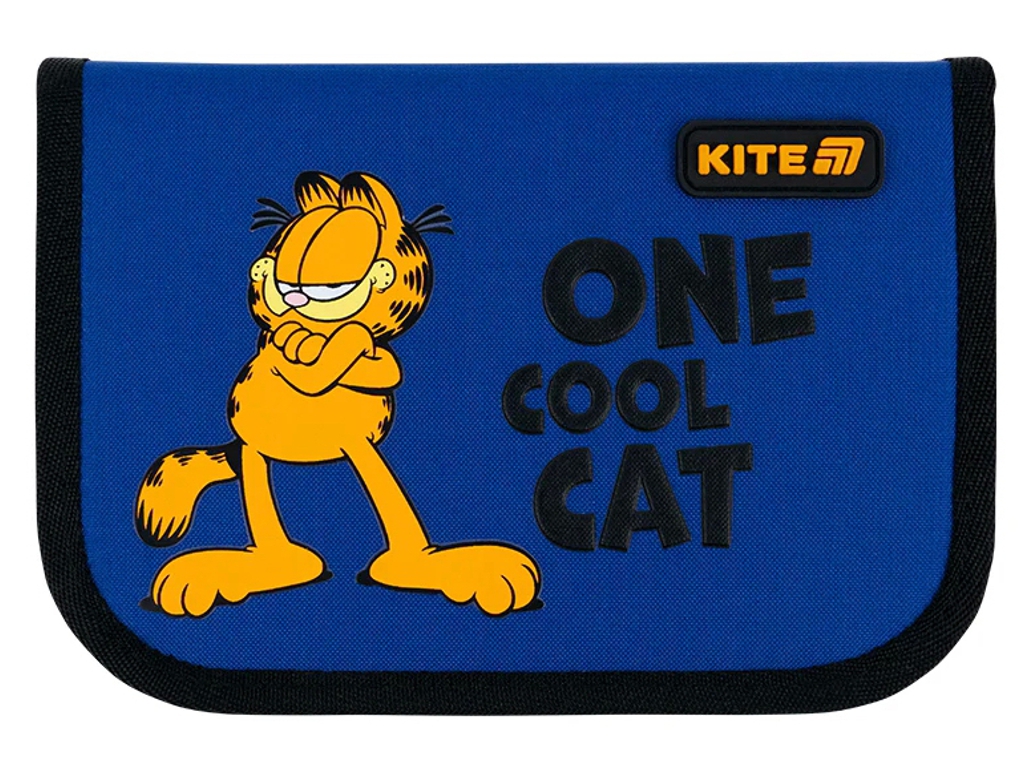 Пенал на 1 отделение Kite Garfield Retro/Classic GF26-621, 1 отворот