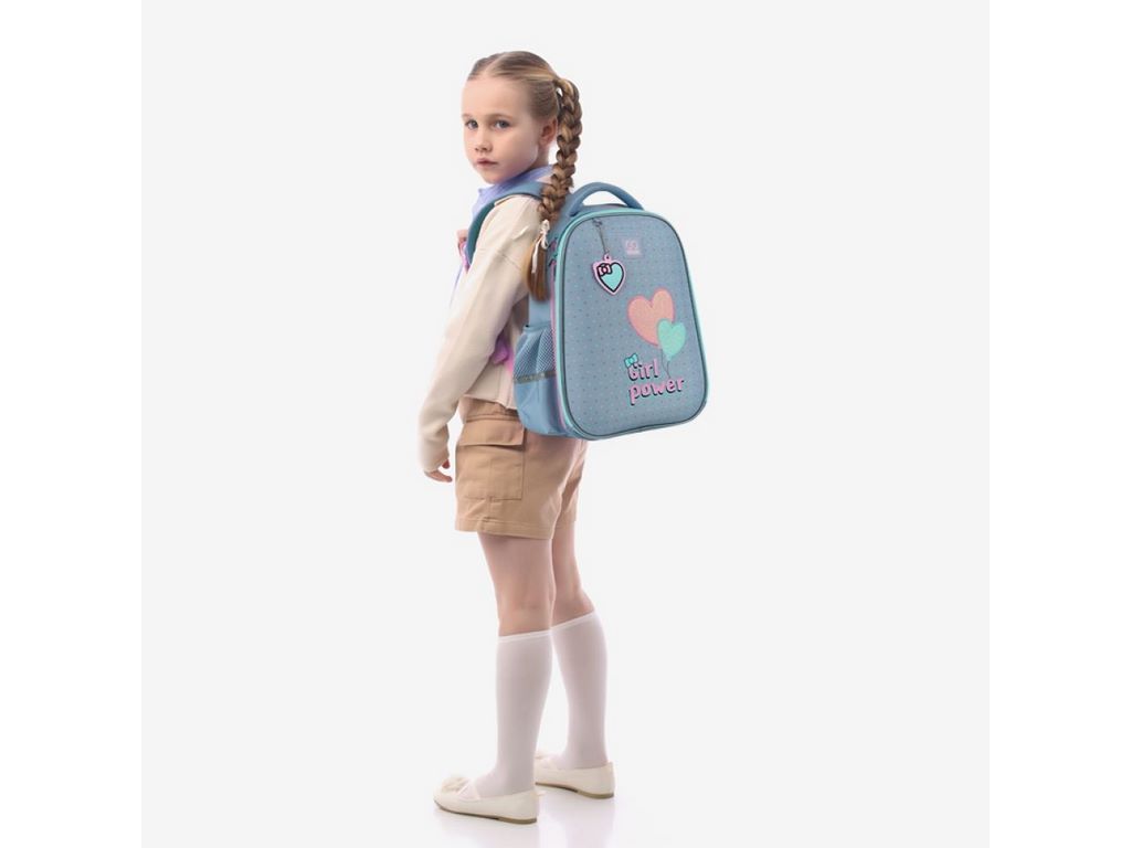 Рюкзак шкільний напівкаркасний Girl Power, GoPack