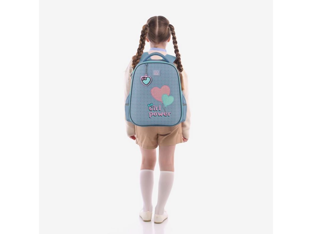 Рюкзак шкільний напівкаркасний Girl Power, GoPack