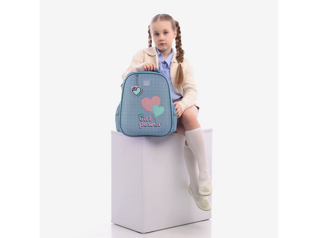 Рюкзак шкільний напівкаркасний Girl Power, GoPack