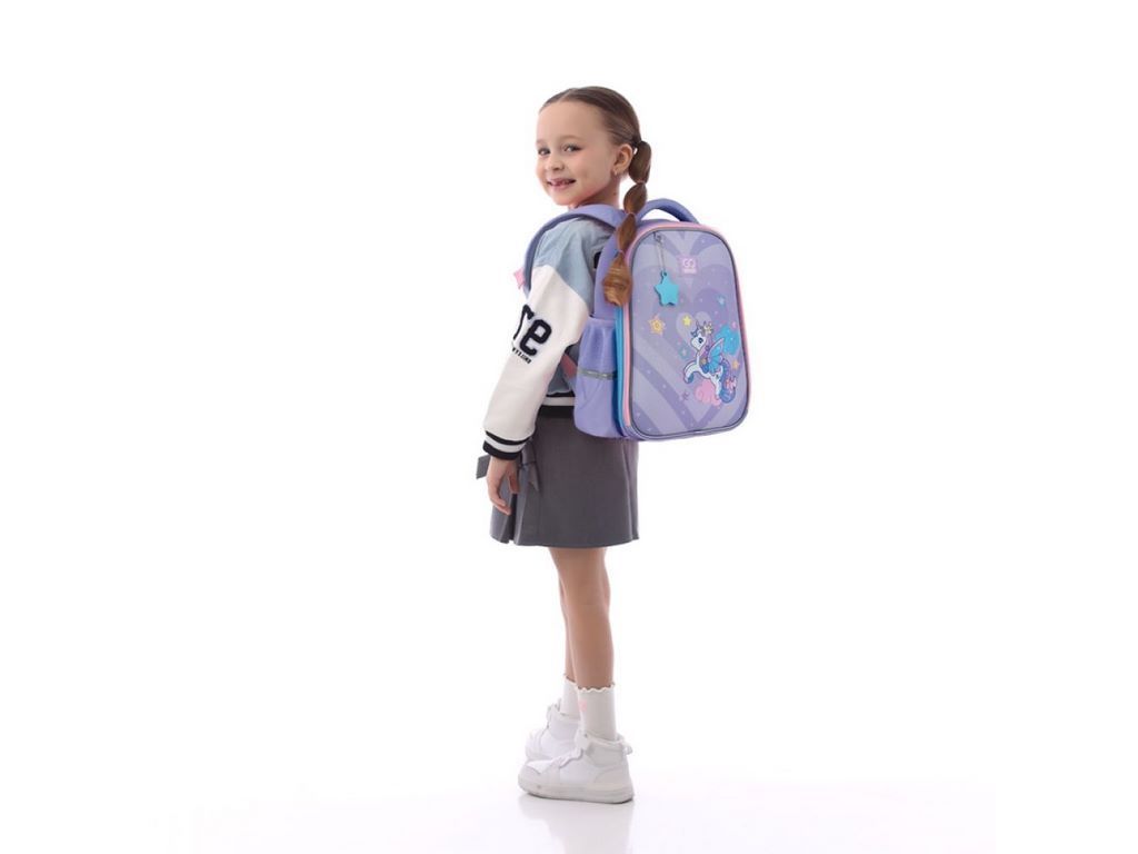 Рюкзак шкільний напівкаркасний Cute Pony, GoPack