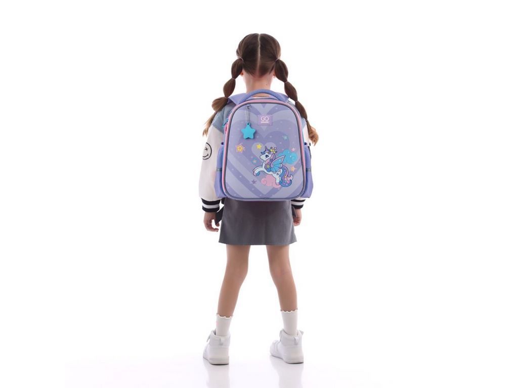 Рюкзак шкільний напівкаркасний Cute Pony, GoPack