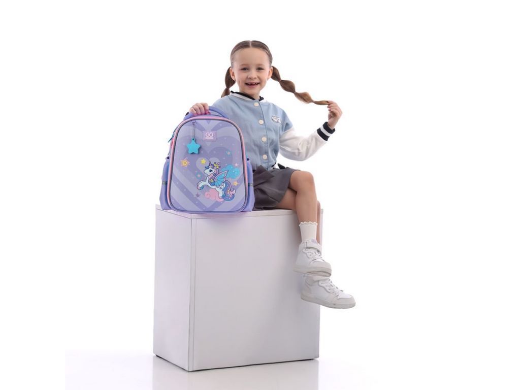 Рюкзак шкільний напівкаркасний Cute Pony, GoPack