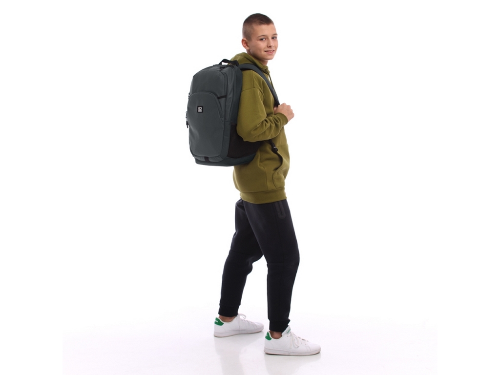 Рюкзак шкільний підлітковий темно-сірий, GoPack