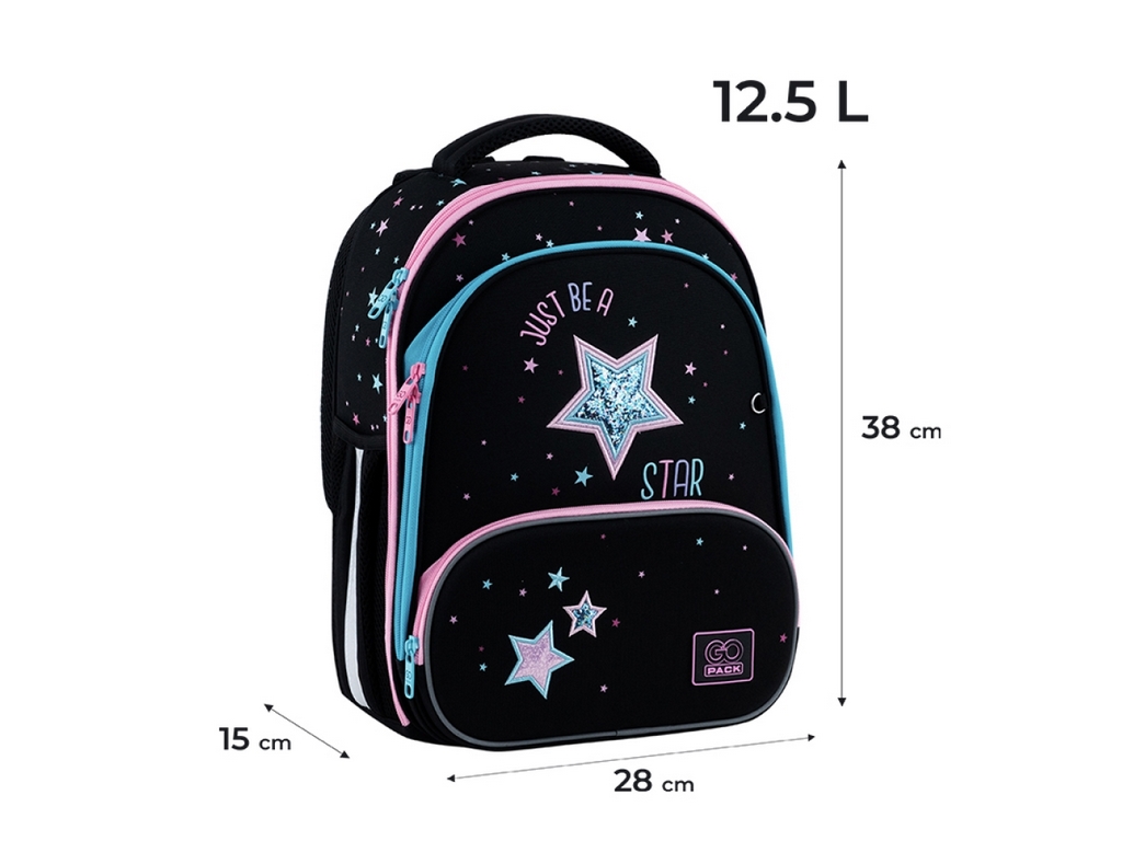 Рюкзак шкільний каркасний Be A Star, GoPack