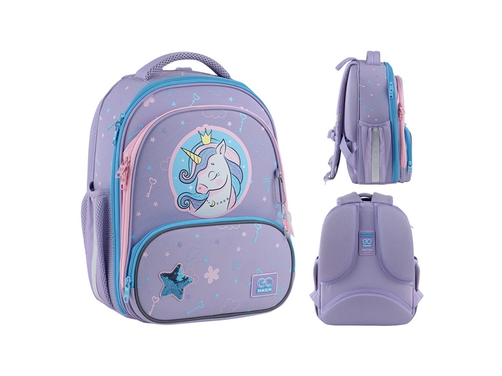 Рюкзак шкільний каркасний Fairytale Unicorn, GoPack