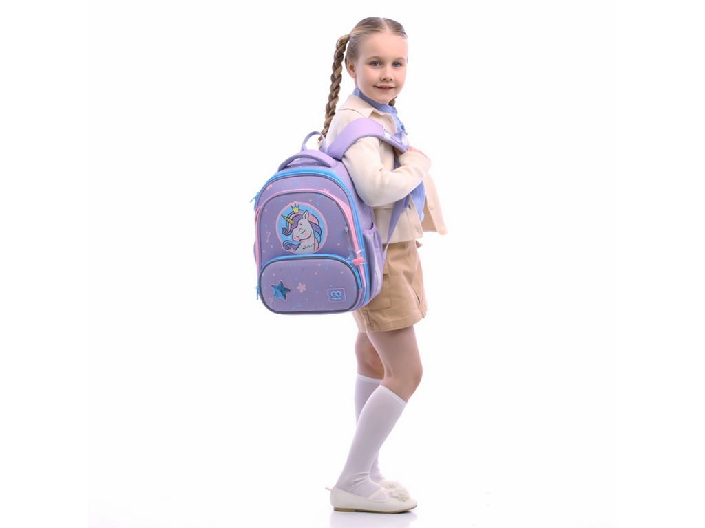 Рюкзак шкільний каркасний Fairytale Unicorn, GoPack