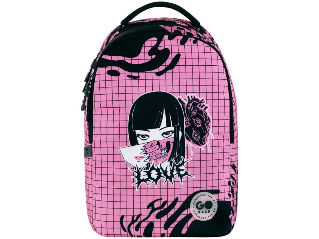 Рюкзак шкільний GoPack Teens GO26-135M-1, 39x29x13 см, з відділеннями, GoPack