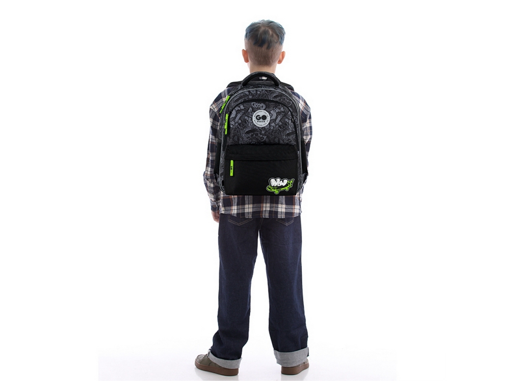 Рюкзак шкільний з ортопедичною спинкою Wow Skate GoPack GO26-182M-7