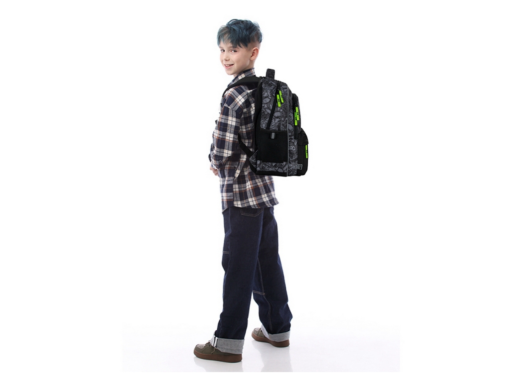 Рюкзак шкільний з ортопедичною спинкою Wow Skate GoPack GO26-182M-7