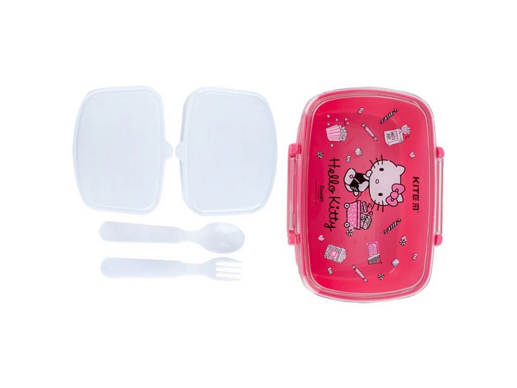 Ланчбокс с наполнением 750 мл, Hello Kitty, Kite