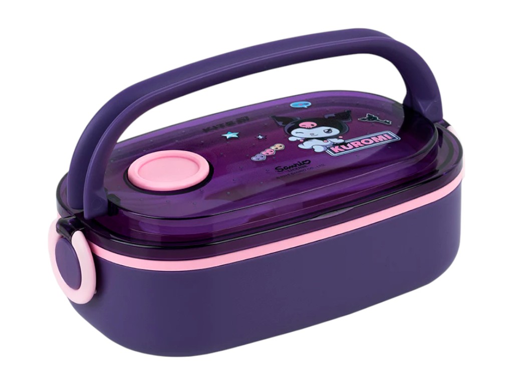 Ланчбокс Kite Kuromi HK25-1180, 900 мл, з клапаном, фіолетовий, Kite