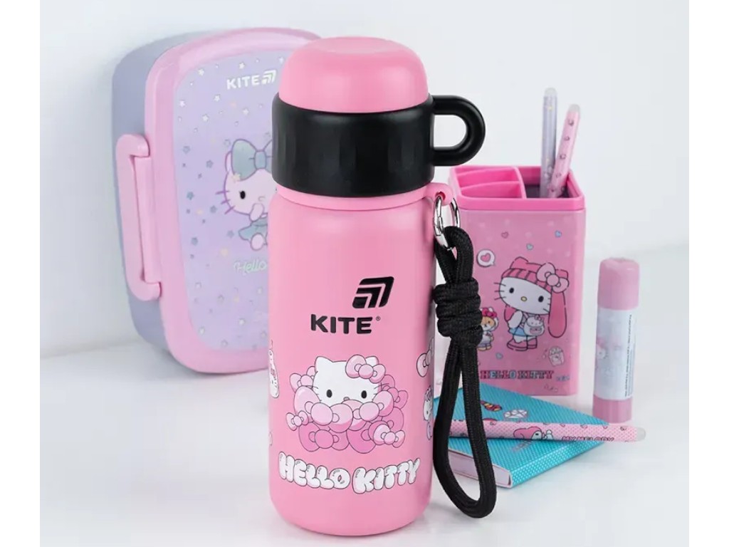 Термос з трубочкою Kite Hello Kitty, 500 мл