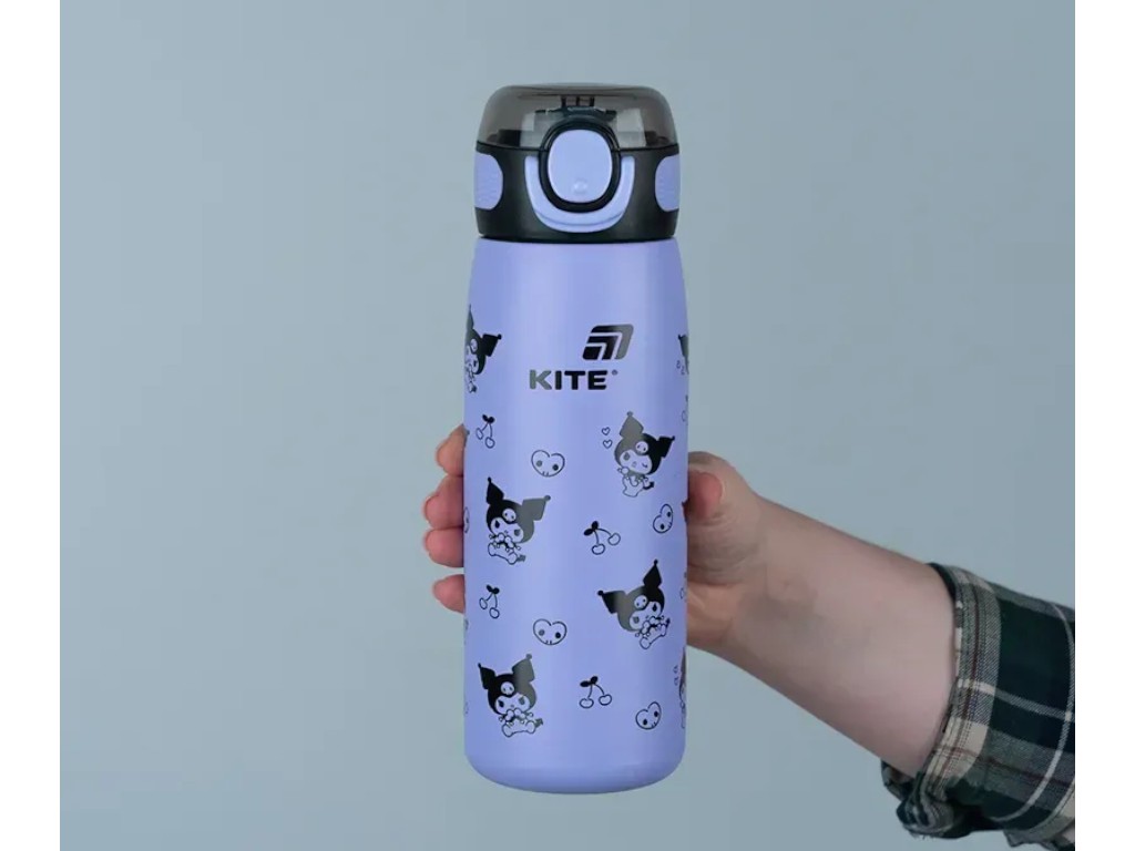 Термос з трубочкою Kite Kuromi 600 мл