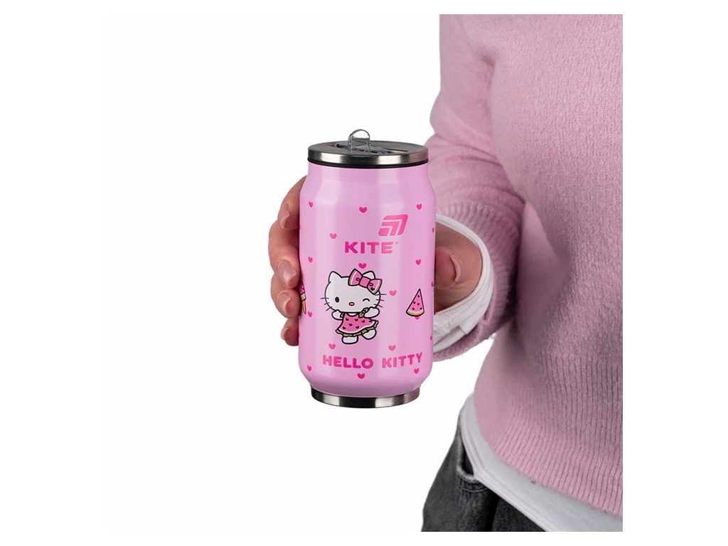 Термочашка з трубочкою 350мл Hello Kitty Kite HK25-1263