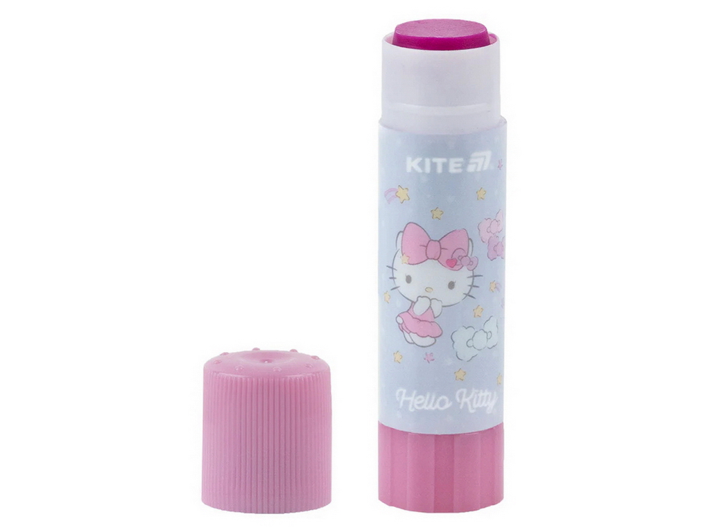 Клей-олівець PVP, 8 грам з індикатором Hello Kitty, Kite