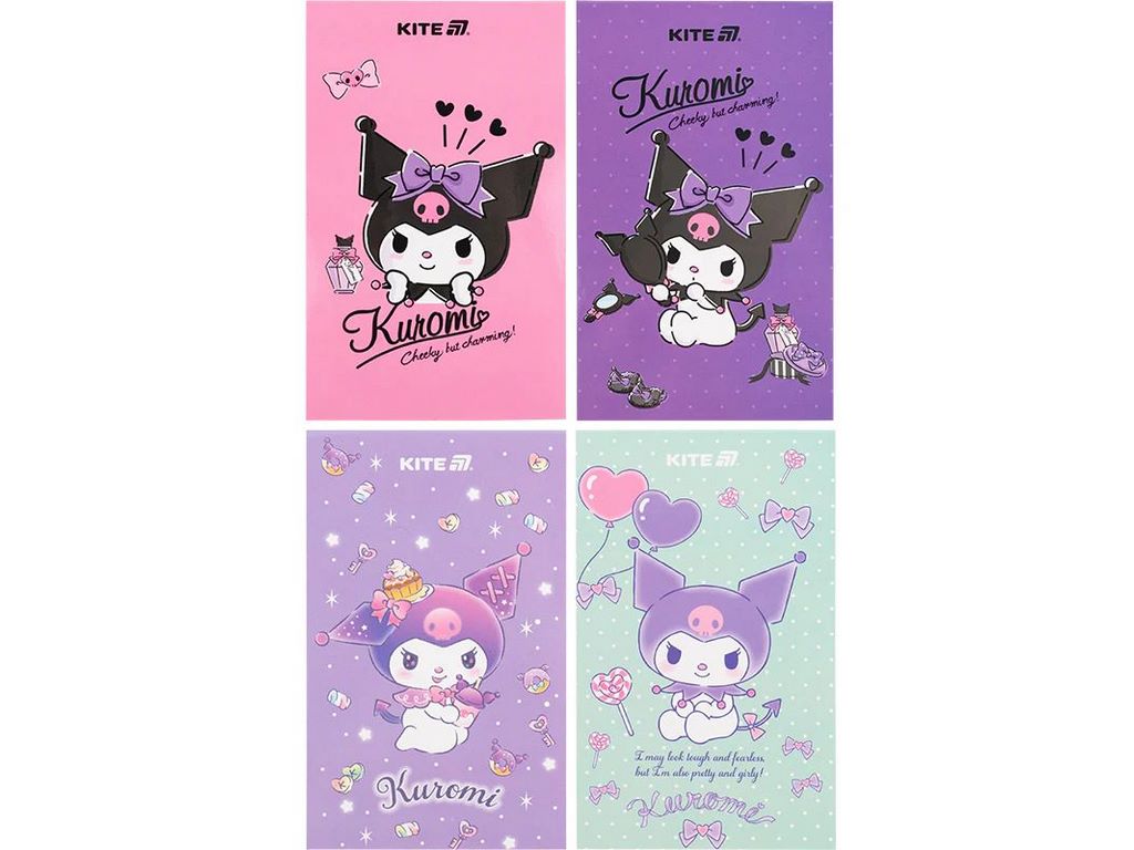 Блокнот-планшет Kuromi, A6, 50 аркушів