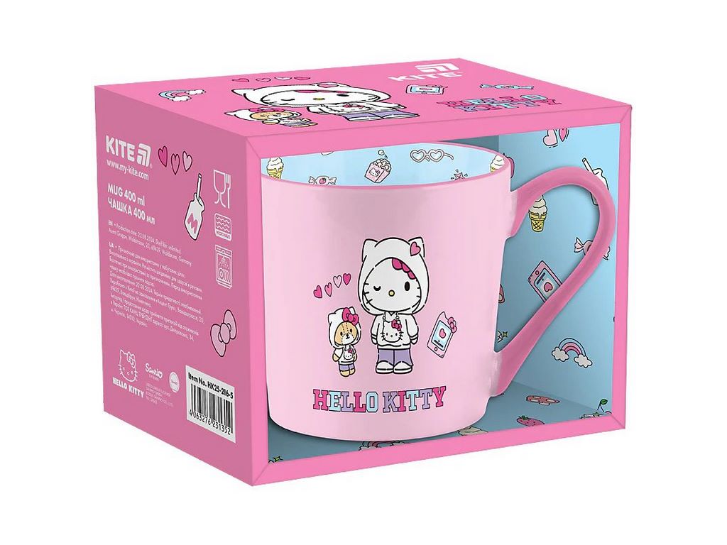 Чашка 400 мл, Hello Kitty 2, Kite